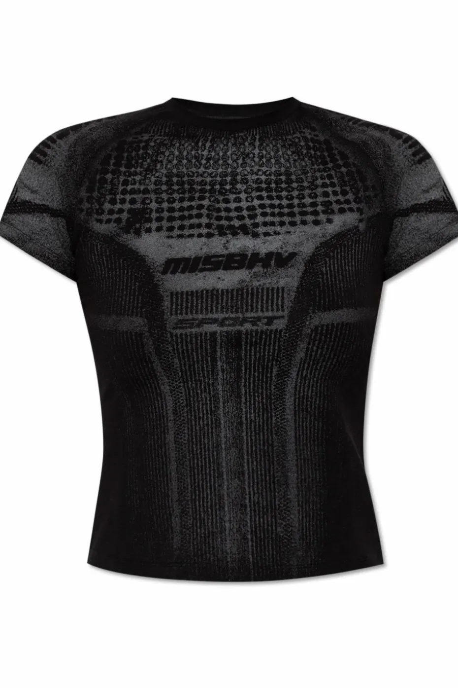 MISBHV CZARNY Top z logo