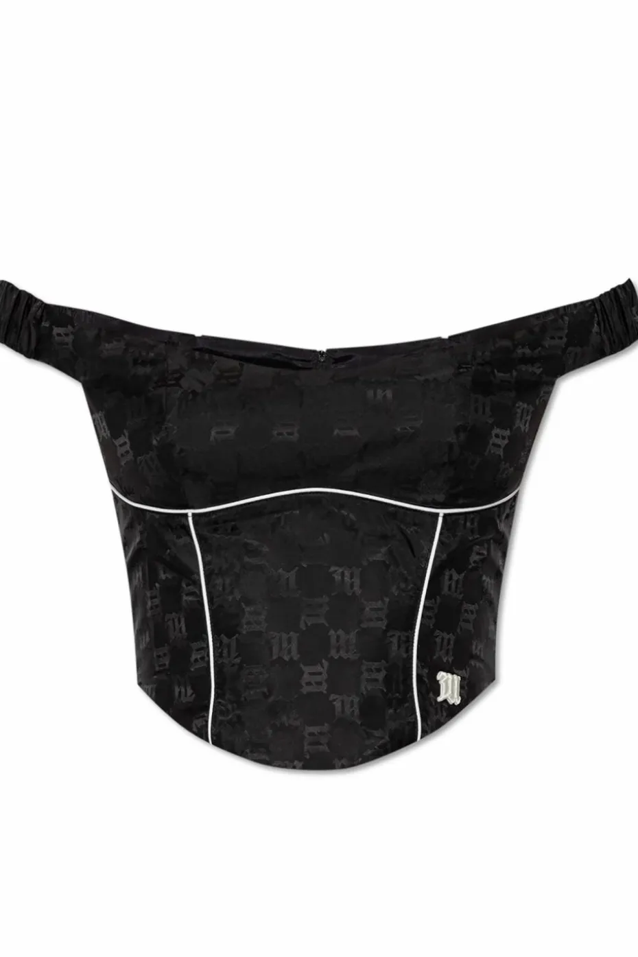 MISBHV CZARNY Top z monogramem
