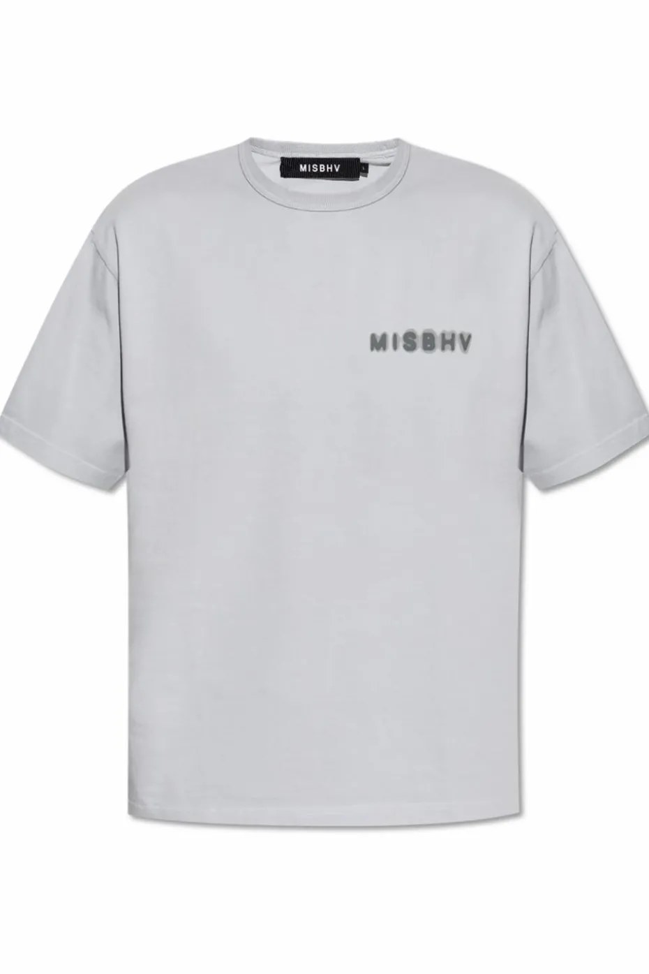 MISBHV SZARY T-shirt z logo