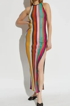 Missoni MULTIKOLOR Sukienka plażowa z lureksową nicią
