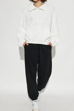 MM6 Maison Margiela BIAŁY Bluza ze stójką