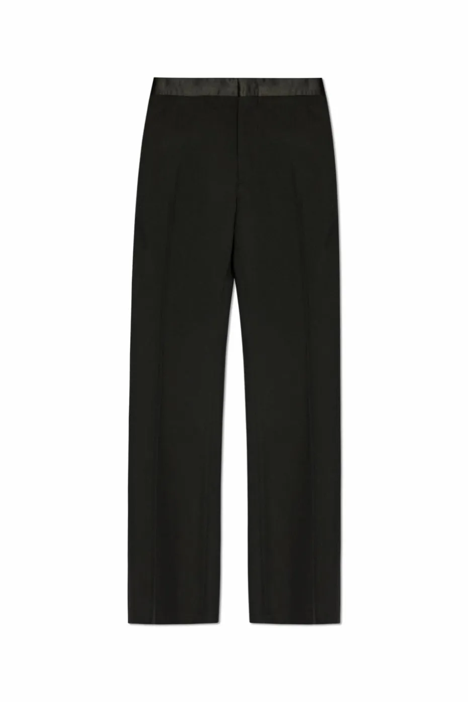 MM6 Maison Margiela CZARNY Spodnie w kant