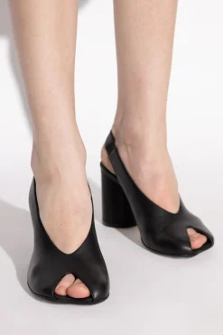 MM6 Maison Margiela CZARNY Buty na obcasie