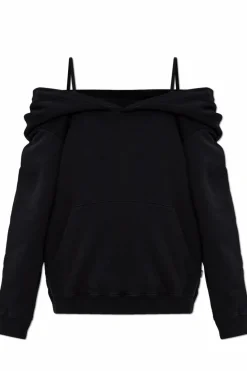 MM6 Maison Margiela CZARNY Bawełniana bluza