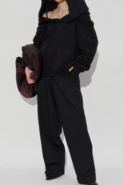 MM6 Maison Margiela CZARNY Bawełniana bluza