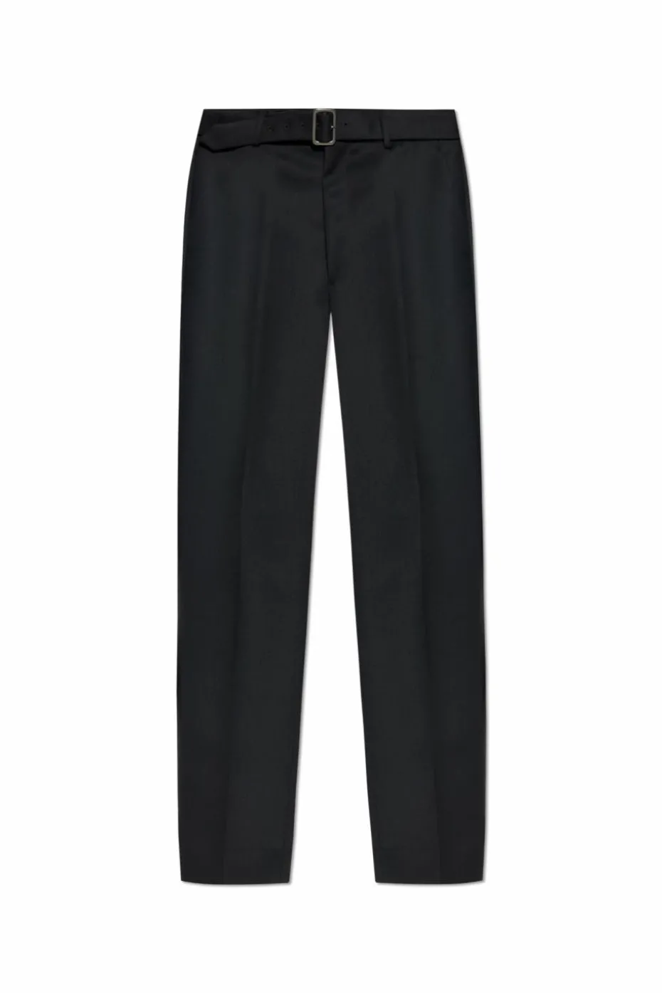 MM6 Maison Margiela CZARNY Spodnie w kant