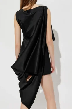 MM6 Maison Margiela CZARNY Sukienka bez rękawów