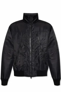 MM6 Maison Margiela CZARNY Kurtka typu `bomber`