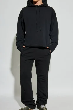 MM6 Maison Margiela CZARNY Bluza z kapturem