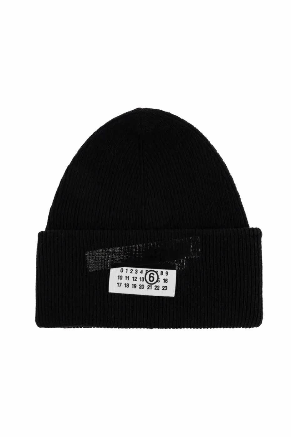 MM6 Maison Margiela CZARNY Czapka z logo