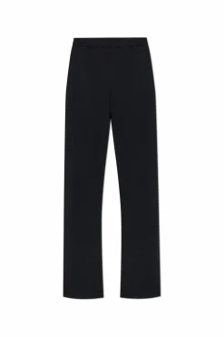 MM6 Maison Margiela CZARNY Bawełniane spodnie dresowe