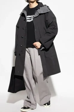 MM6 Maison Margiela CZARNY Sweter z logo