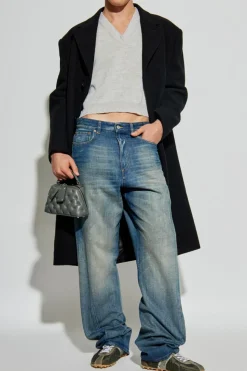 MM6 Maison Margiela NIEBIESKI Jeansy z prostymi nogawkami