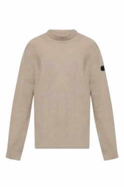 Moncler beżowy Bawełniany golf
