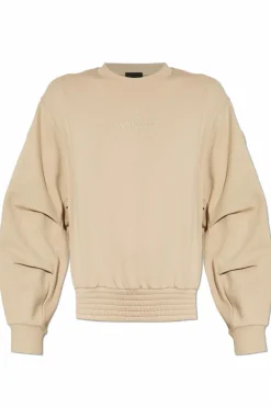 Moncler beżowy Bluza z logo