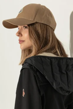 Moncler beżowy Czapka z daszkiem
