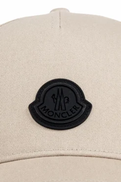 Moncler beżowy Czapka z daszkiem