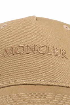 Moncler beżowy Czapka z daszkiem