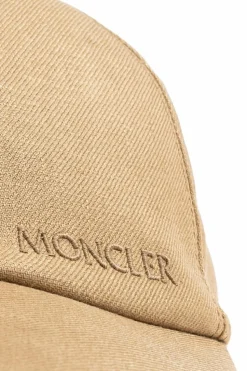 Moncler beżowy Czapka z daszkiem