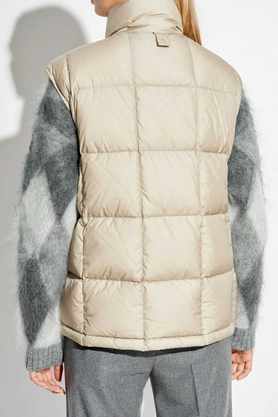 Moncler beżowy Dwuwarstwowa kurtka `Almandine`