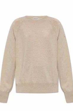 Moncler beżowy Kaszmirowy sweter