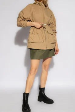 Moncler beżowy Parka ‘Iadi’
