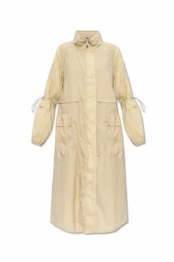 Moncler beżowy Płaszcz ‘Lins’