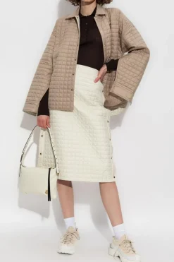 Moncler beżowy Pikowana koszula