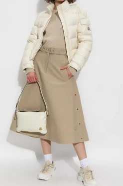 Moncler beżowy Spódnica z pasem