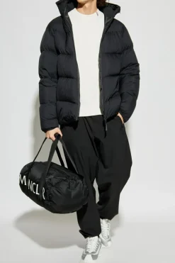 Moncler BIAŁY Bawełniany sweter