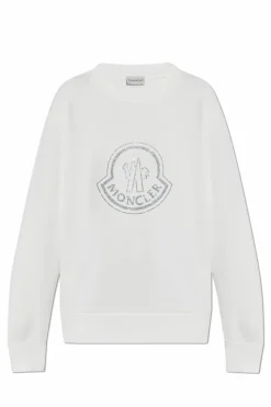 Moncler BIAŁY Bluza `Maglia` typu `oversize`