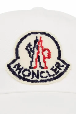 Moncler BIAŁY Czapka z daszkiem