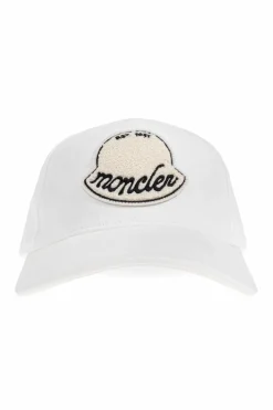 Moncler BIAŁY Czapka z daszkiem