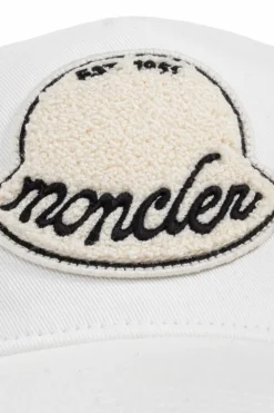 Moncler BIAŁY Czapka z daszkiem