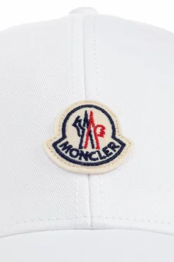 Moncler BIAŁY Czapka z logo
