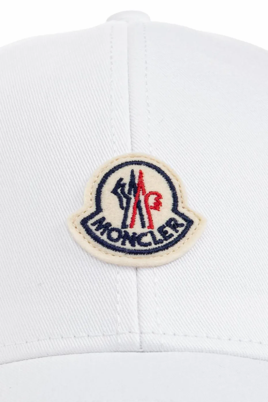 Moncler BIAŁY Czapka z logo