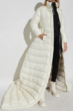Moncler BIAŁY Płaszcz puchowy `Verone` z kolekcji `RE/ICONS`