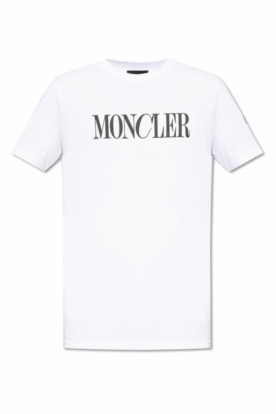 Moncler BIAŁY T-shirt z logo