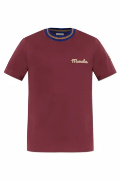 Moncler BORDO T-shirt z logo