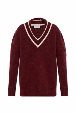Moncler BORDO Wełniany sweter