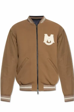 Moncler BRĄZOWY Dwustronna kurtka puchowa