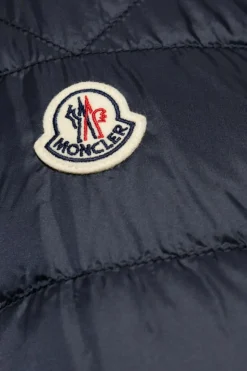 Moncler BRĄZOWY Dwustronna kurtka puchowa