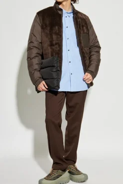 Moncler BRĄZOWY Dwustronna Kurtka `Livra`