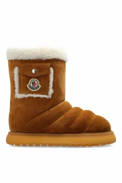 Moncler BRĄZOWY Śniegowce ‘Gaia Pocket Mid’
