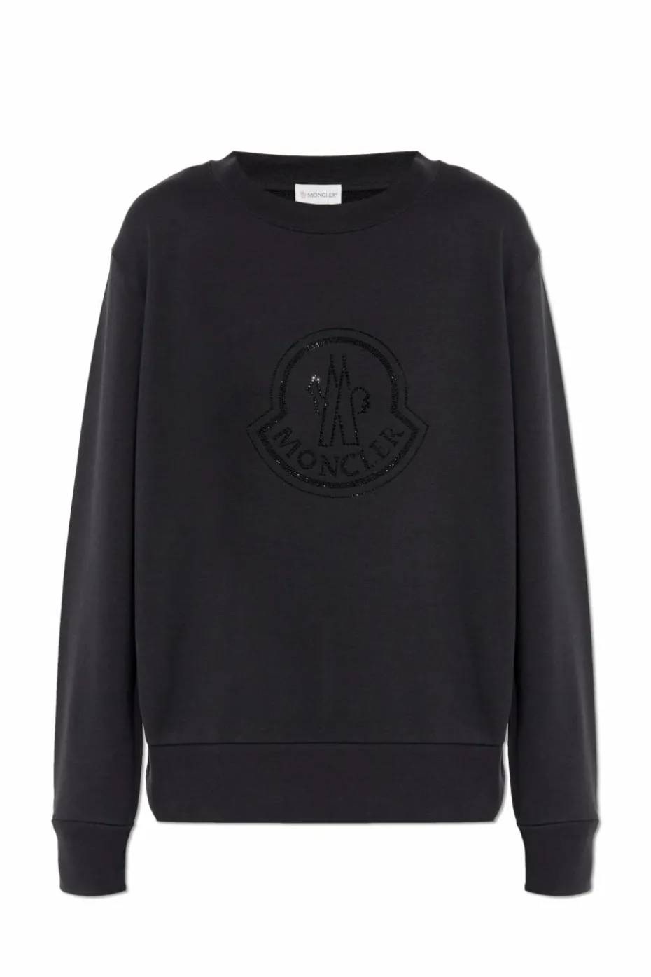Moncler CZARNY Bluza `Maglia` typu `oversize`
