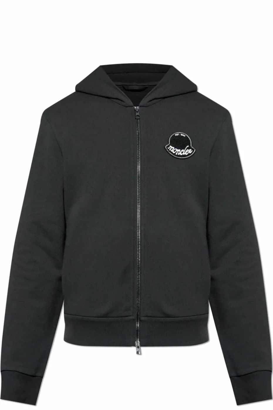 Moncler CZARNY Bluza z naszywką