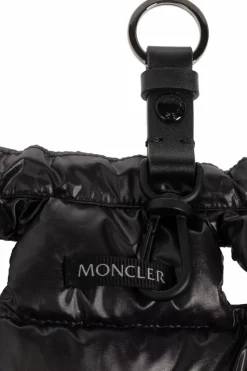 Moncler CZARNY Brelok w kształcie kamizelki puchowej