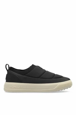 Moncler CZARNY Buty sportowe z naszywką z logo