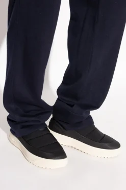Moncler CZARNY Buty sportowe z naszywką z logo
