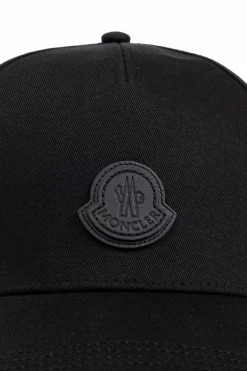 Moncler CZARNY Czapka z daszkiem